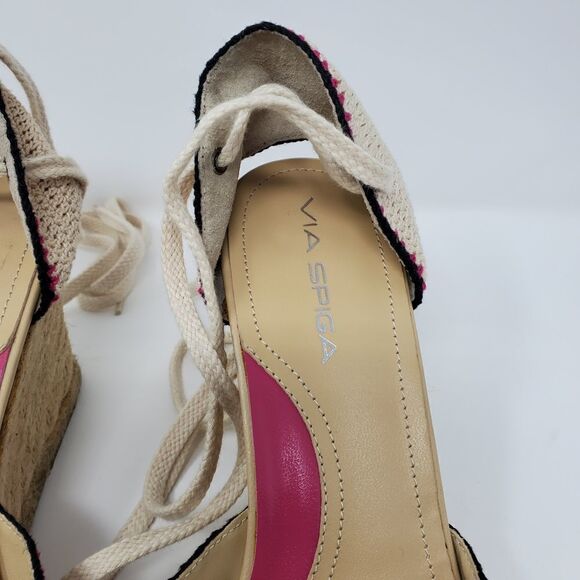 Via Spiga Lenox Crochet Wedges - Picture 8 of 8